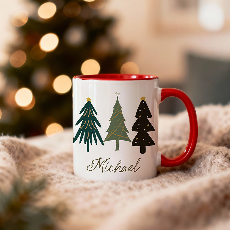 Custom Name Holiday Coffee Cup