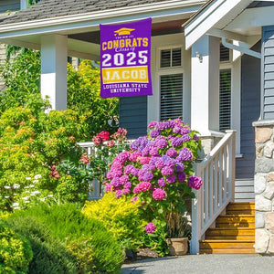 Custom Graduation Flag, Graduation Garden Flag - GiftShire