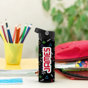 Customizable & Fun Kids Water Bottle - 14 Oz. - GiftShire