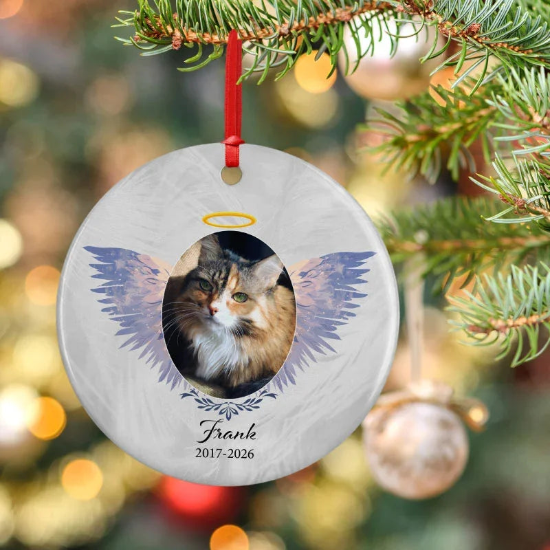 Pet Memorial Photo Ornament
