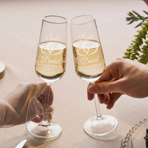 Personalized Sparkling Wine Flute - GiftShire