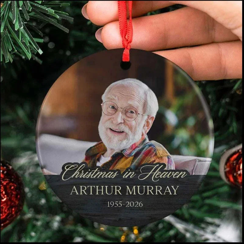 Personalized Photo Memory Ornament