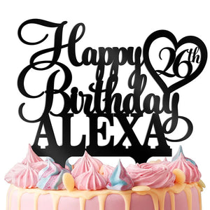 Happy Birthday Cake Topper for Custom Cake Decoration - GiftShire