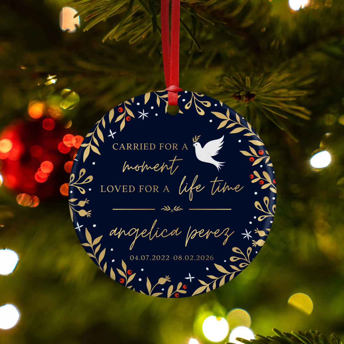 Personalized Baby Loss Ornament
