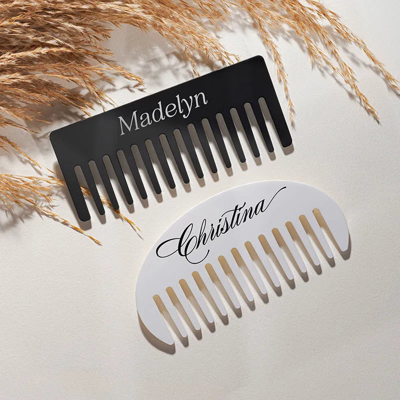 Women's Personalized Hair Comb for Her Daily Routine