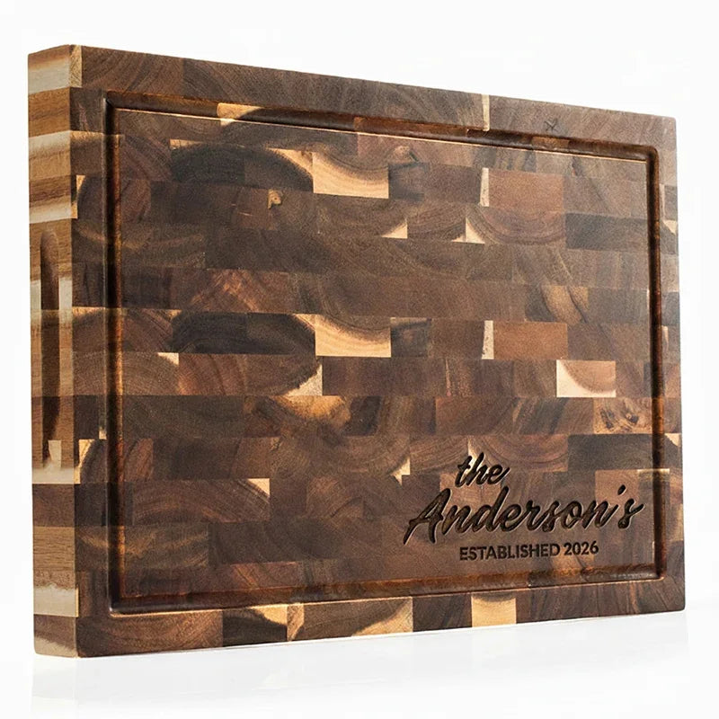 Acacia Wood Engraved- Food Safe Cutting Board