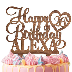 Happy Birthday Cake Topper for Custom Cake Decoration - GiftShire