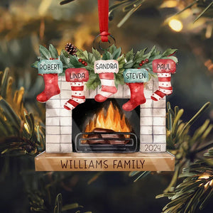 Stocking Family Ornament for your Christmas Tree! - GiftShire