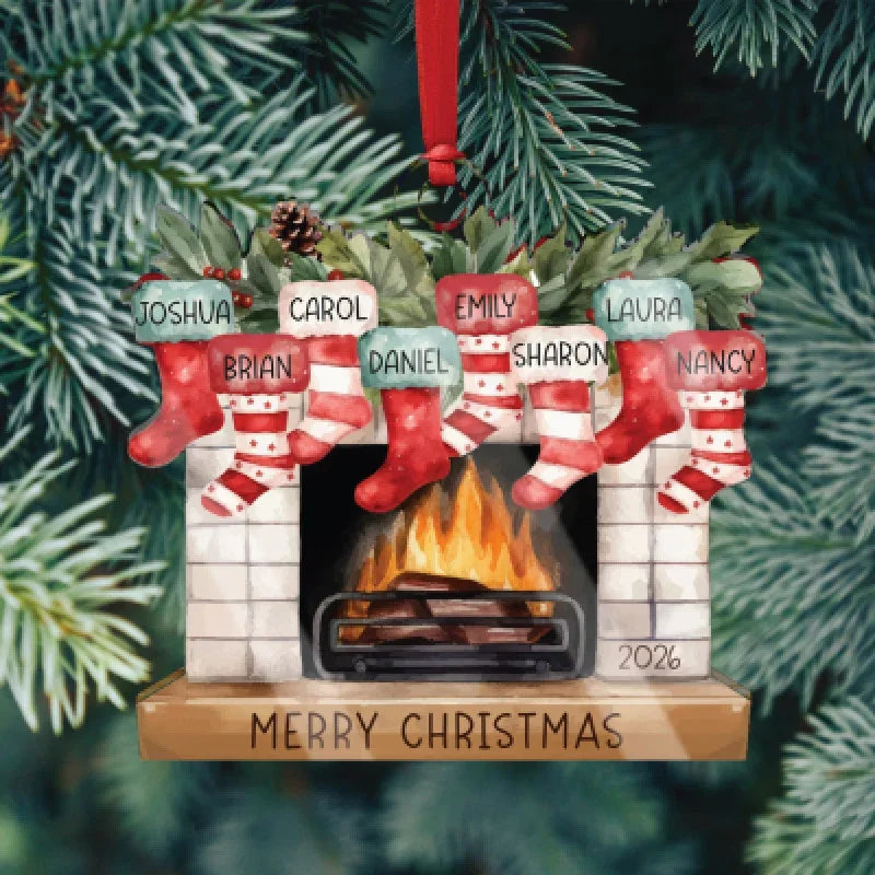 Stocking Family Ornament for your Christmas Tree!