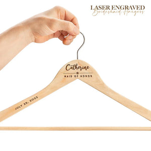 Personalized Bridesmaid Hanger for Team Bride - GiftShire