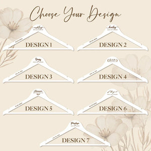 Personalized Bridesmaid Hanger for Team Bride - GiftShire