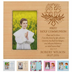 Canvas First Communion Day Frame - GiftShire