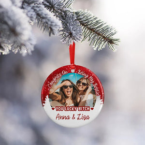 Photo With My Besties Ornament - Christmas Besties - GiftShire