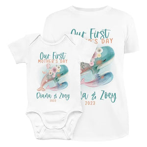 Custom 1st Mothers Day T-shirt - GiftShire