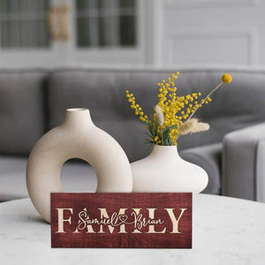 Custom 3D Family Sign - GiftShire