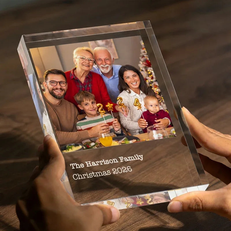 Custom Blocks for Christmas – Photo Upload Plaques
