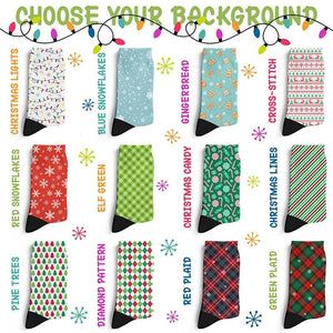 Custom Christmas Hat Socks - GiftShire
