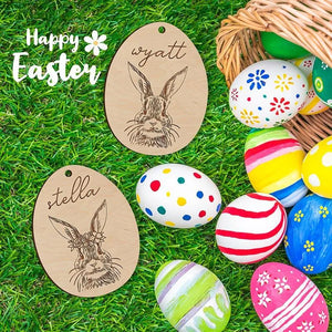 Custom Easter Bunny Name Tag - GiftShire