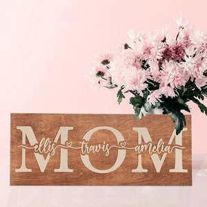 Custom Engraved Mom Sign - GiftShire
