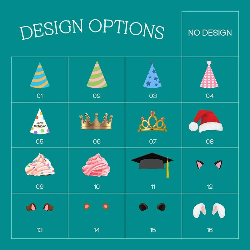 Custom Face Cutout Cupcake Topper