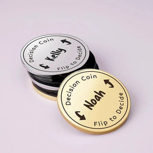 Custom Flip Decide Coin - GiftShire