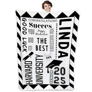 Custom Graduation Blanket - GiftShire