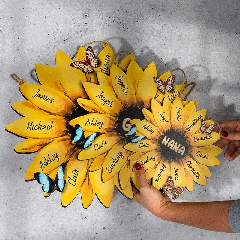 Custom Grandma Sunflower Sign – Mother’s Day Gifts
