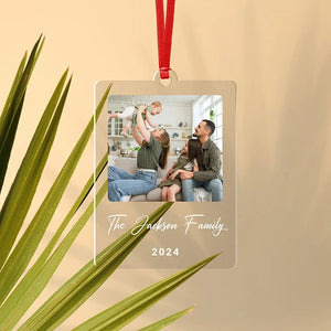 Custom Horizontal and Vertical Photo Christmas Ornaments - GiftShire