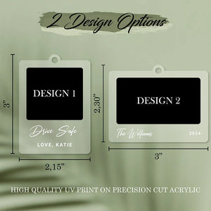 Custom Horizontal and Vertical Photo Christmas Ornaments - GiftShire