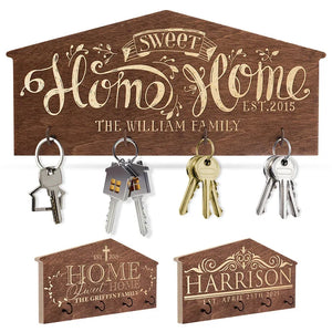 Custom Key Holder With 4 Key Hooks - GiftShire