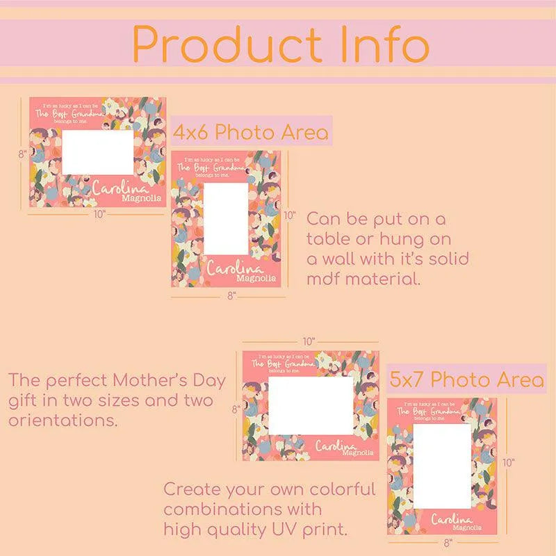Custom Mom Picture Frame With Quote - GiftShire