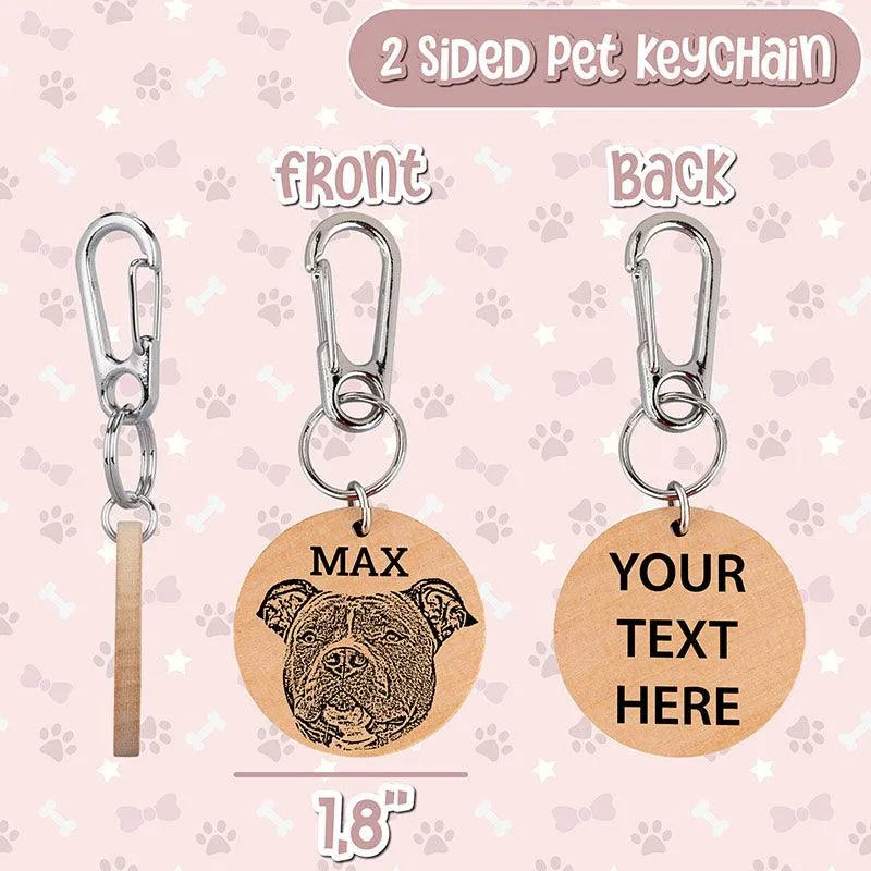 Custom Pet Keychain - GiftShire