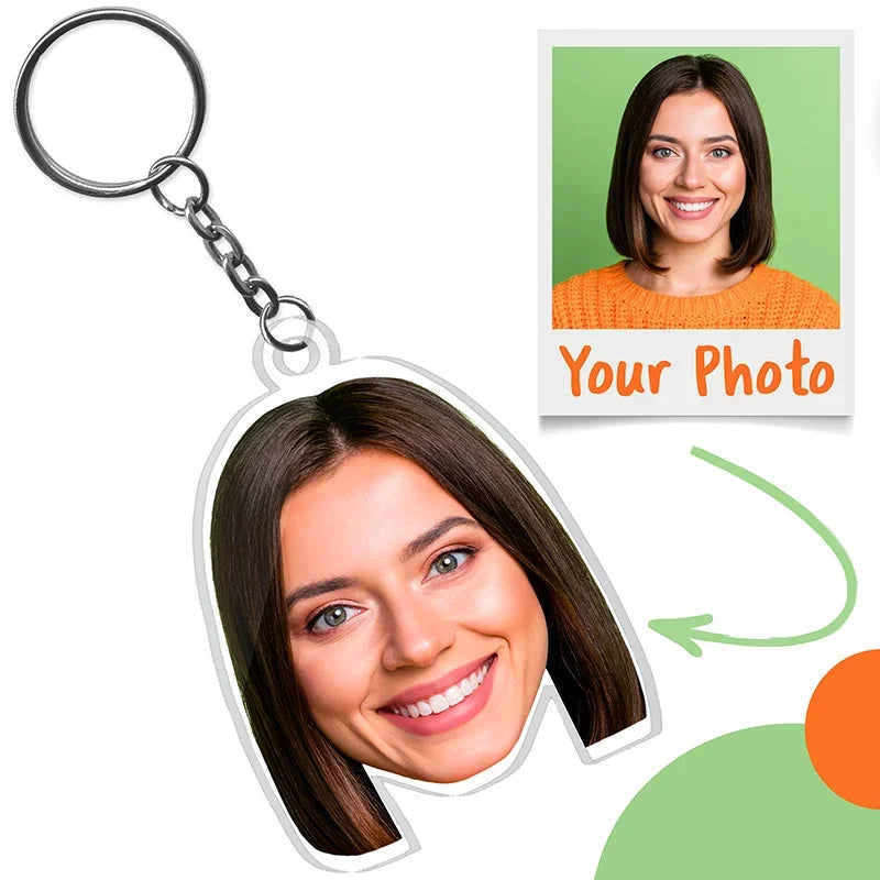 Custom Photo Keychain - High Quality Print - GiftShire