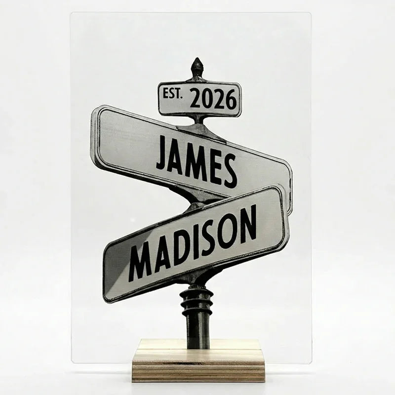 Custom Street Name Sign & Decorative Plaque - GiftShire