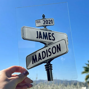 Custom Street Name Sign & Decorative Plaque - GiftShire