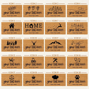 Custom Welcome Doormat – 20 Design Options - GiftShire