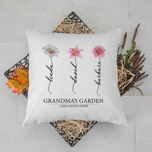Customize Your Birthday Flowers with Name on Pillow - GiftShire