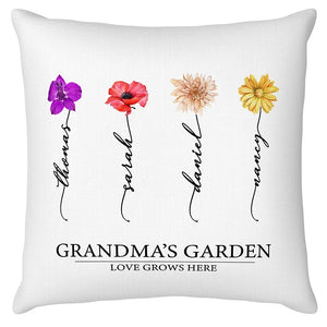 Customize Your Birthday Flowers with Name on Pillow - GiftShire