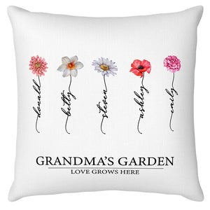 Customize Your Birthday Flowers with Name on Pillow - GiftShire