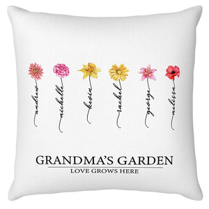 Customize Your Birthday Flowers with Name on Pillow - GiftShire