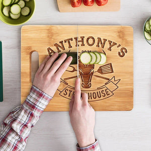 Customized Cutting Board for Fathers Who Love To Cook - GiftShire