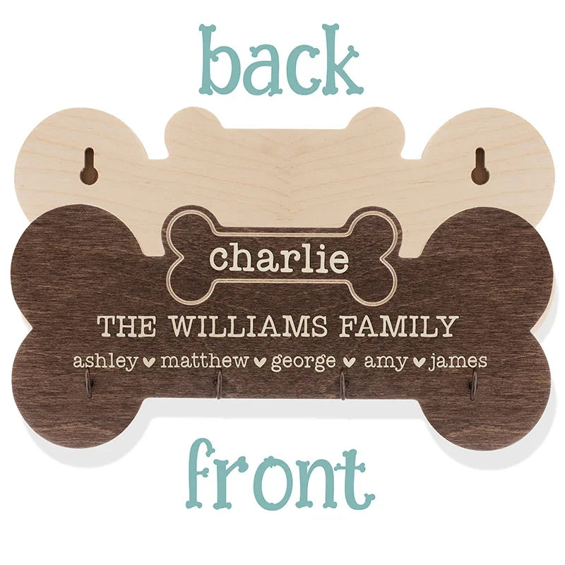 Dog Bone Key Holder – Fully Customizable - GiftShire