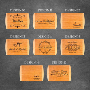 Family Name Engraved Cutting Board - GiftShire