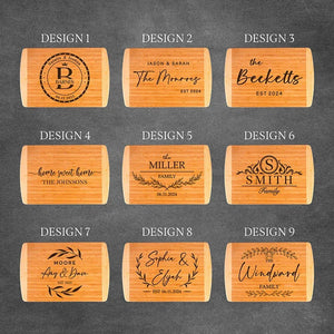Family Name Engraved Cutting Board - GiftShire