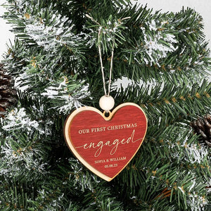 First Christmas Married Ornament Gift for Couples - GiftShire
