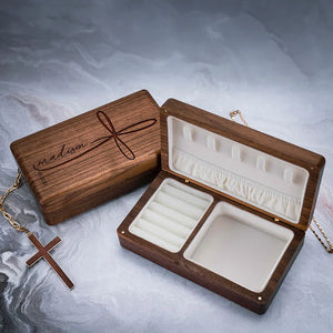 First Communion Customized Jewelry Wooden Box - GiftShire