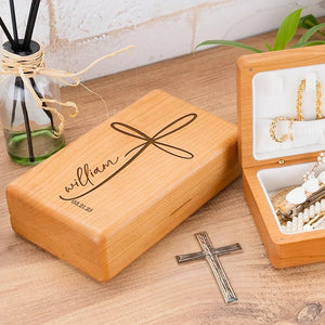 First Communion Customized Jewelry Wooden Box - GiftShire