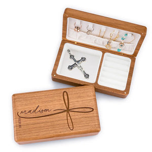 First Communion Customized Jewelry Wooden Box - GiftShire