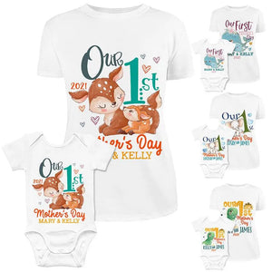 First Mother's Day: Custom Matching Tees for Mom & Her Baby - GiftShire