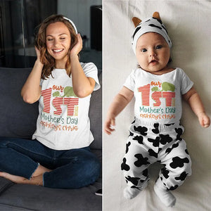 First Mother's Day: Custom Matching Tees for Mom & Her Baby - GiftShire